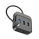 USB-хаб Hoco HB37 Type-C (HDMI+USB3.0+2*USB2.0+RJ45+PD) 20 см Black