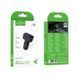 Автомобільний зарядний пристрій HOCO Z63A Barry 42W(1C2A) digital display car charger Black