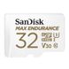 Карта памяти SanDisk microSDHC Max Endurance 32GB Class 10 UHS-I (U3) V30 до 40 МБ/с 100 МБ/с