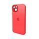 Стеклянный чехол Apple iPhone 15 Coke Red