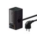 Мережевий зарядний пристрій Baseus PowerCombo Digital PowerStrip Black