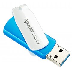 Купити Флеш-накопитель Apacer USB3.1 AH357 64GB White-Blue