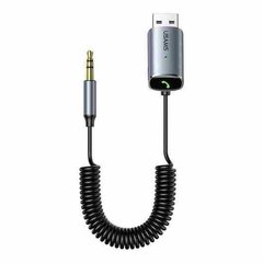 Купити Ресивер Usams US-SJ504 Aluminum Alloy Car Wireless Audio Receiver Silver - Уцінка