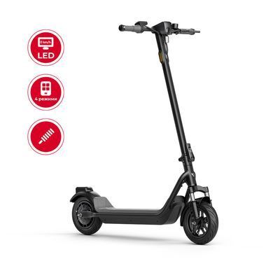 Купити Електросамокат NIU KQi 100P Gray 9.5", 300(600)W, 5.2Ah, 29km, 25km/h, 15%, App, 17,3 kg