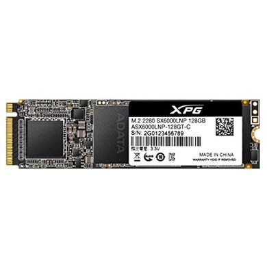 Купити Накопитель SSD A-DATA XPG SX6000 Lite 128GB M.2 2280 PCI Express 3.0x4 3D NAND TLC