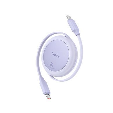 Купити Кабель Baseus Free2Pull Mini Charging Cable USB-C to USB-C 60W 1m Nebula Purple