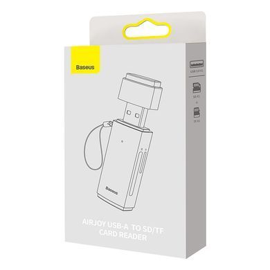 Купити Кардридер Baseus Lite Series USB-A to SDTF Card Reader Grey