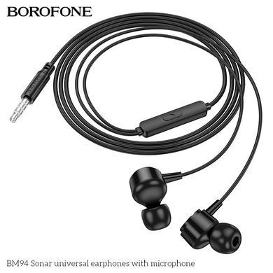 Купити Наушники BOROFONE BM83 Craft универсальные наушники с микрофоном Black
