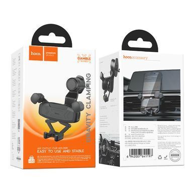Купити Автотримач для телефона HOCO H66 Gamble gravity linkage car holder(air outlet)