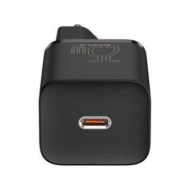 Купити Мережевий зарядний пристрій Baseus Super Si Quick Charger 1C 25W Black