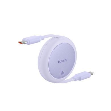 Купити Кабель Baseus Free2Pull Mini Charging Cable USB-C to USB-C 60W 1m Nebula Purple