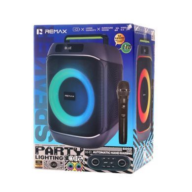 Купити Колонка "REMAX Party lighting Wireless Portable Speaker 60W RB-MB12" Black