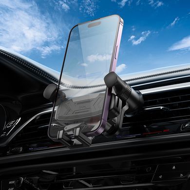 Купити Автотримач для телефона HOCO H66 Gamble gravity linkage car holder(air outlet)