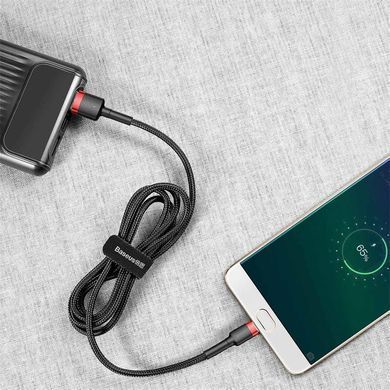 Купити Кабель Baseus Cafule Cable USB For Micro 1.5A 2m Красный+Чёрный