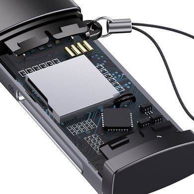 Купити Кардридер Baseus Lite Series USB-A to SDTF Card Reader Grey