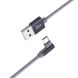 Кабель Borofone BX26 Express microUSB USB 2.4 A 1m Gray