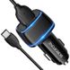 Автомобільний зарядний пристрій Borofone BZ14 Max dual port (Type-C) USB Black
