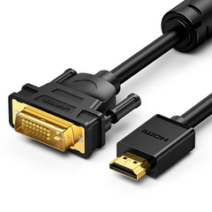 Купити Відеокабель UGREEN HD106 HDMI to DVI 2 м Black