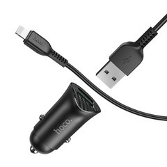Купити Автомобільний зарядний пристрій Hoco Z39 2 × USB Black