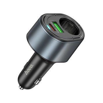 Купити Автомобільний зарядний пристрій HOCO Z56 Friend PD35W+QC3.0 cigarette lighter car charger Black