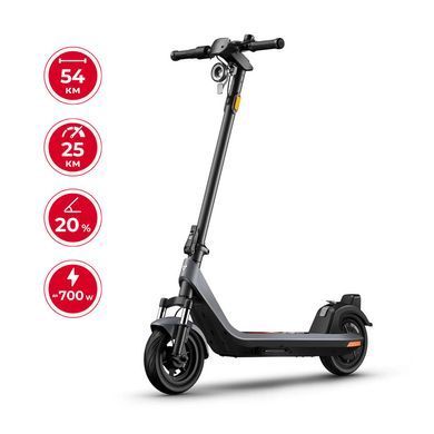 Купити Електросамокат NIU KQi 200P Gray 10", 350(700)W, 7.8Ah, 54km, 25km/h, 20%, App, 19,7 kg