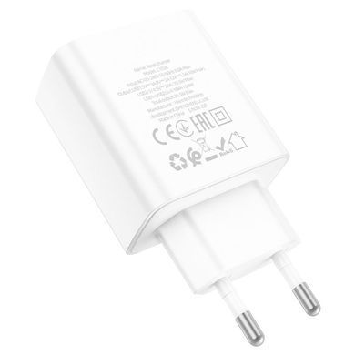 Купити Сетевой зарядное устройство HOCO C102A Fuerza QC3.0 four-port charger 18W White