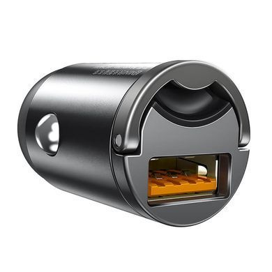 Купити Автомобильное зарядное устройство Baseus Tiny Star Mini Quick Charge Car Charger USB Port 30W Gray