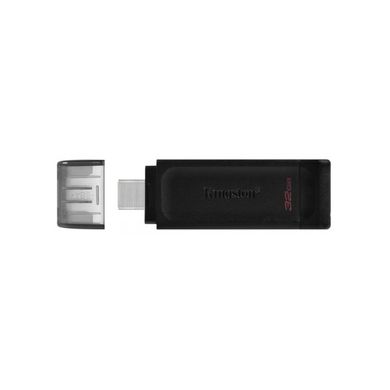 Купити Флеш-накопичувач Kingston USB3.2/USB Type-C DataTraveler 70 32GB Black
