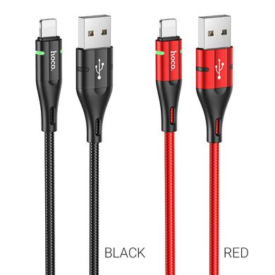 Купити Кабель Hoco U93 USB Lightning 2.4 A 1,2 m Black