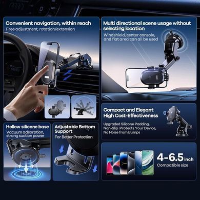 Купити Автотримач для телефона REMAX Dashboard Car Holder RM-C03 Black