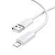 Кабель BOROFONE BX123 Leya silicone charging data cable iP White