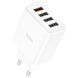 Сетевой зарядное устройство HOCO C102A Fuerza QC3.0 four-port charger 18W White