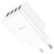 Сетевой зарядное устройство HOCO C102A Fuerza QC3.0 four-port charger 18W White