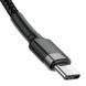 Кабель Baseus Cafule PD2.0 60W flash charging USB Type-C-Type-C (20V 3A) USB Type-C Type-C 3 A 1m Black