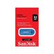 Флеш-накопичувач SanDisk Cruzer USB2.0 32GB Blue