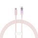 Кабель Baseus Explorer Series Fast Charging Cable with Smart Temperature Control Type-C to iP 20W 1m Pink