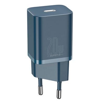 Купити Мережевий зарядний пристрій Baseus Super Si Quick Charger 1C 20W EU Blue