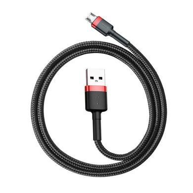 Купити Кабель Baseus Cafule Cable USB For Micro 2.4A 1m Red+Black