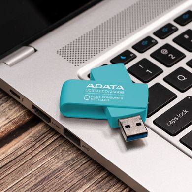 Купити Флеш-накопичувач A-DATA UC310 USB 3.2 Gen 1 (USB 3.0) 256GB Green