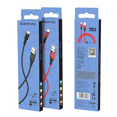 Купити Кабель Borofone BX20 Enjoy USB USB-C 2A 1m Red