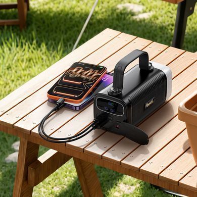 Купити Зовнішній акумулятор HOCO J174 Unimpeded 22.5W+PD20W+dual lighting power bank (40000mAh) Black