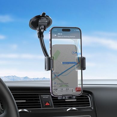 Купити Держатель для мобильного HOCO H38 Cheetah car holder(windshield) Black