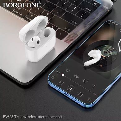 Купити Навушники Borofone BW26 Bluetooth 5.3 White