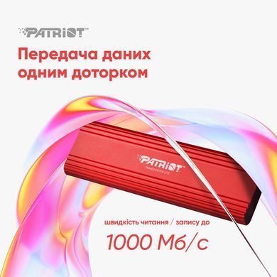 Купити Портативный SSD Patriot Transporter Lite 1TB Red Type-C