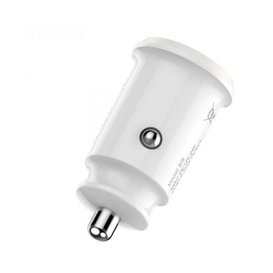 Купити Автомобільний зарядний пристрій Borofone BZ8 MaxRide Dual Port Car Charger 2 × USB White