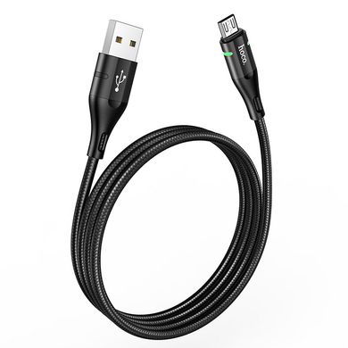 Купити Кабель Hoco U93 USB Micro 2.4 A 1,2 m Black