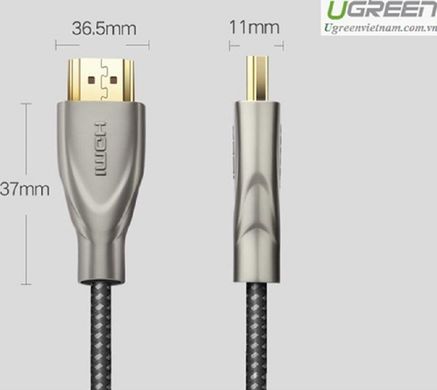 Купити кабель UGREEN HD131 HDMI To HDMI 1 м Gray
