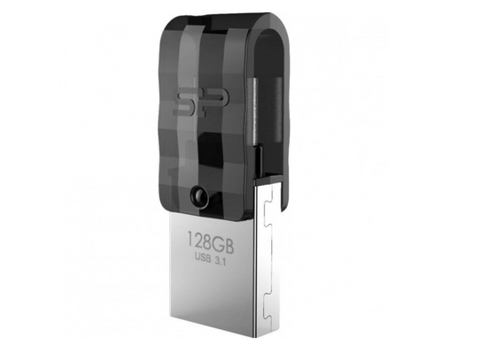 Купити Флеш-накопичувач SiliconPower USB3.1 Mobile Type-C/USB C31 128GB Black