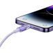 Кабель Baseus Explorer Series Fast Charging Cable with Smart Temperature Control Type-C to iP 20W 1m Purple