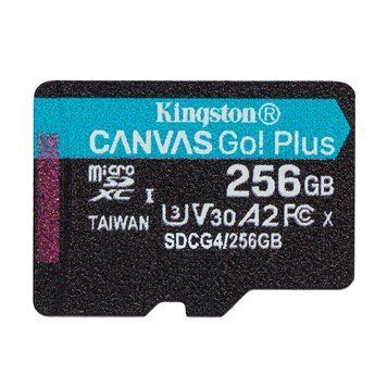 Купити Карта пам'яті microSDXC (UHS-1 U3) Kingston Canvas Go! Plus 256Gb class 10 A2 V30 (R200MB/s, W-160MB/s)